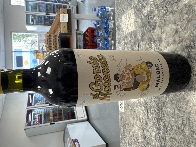 Vino tinto El gordo motoneta
