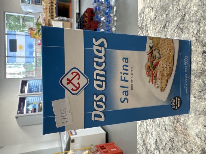 Dos anclas sal fina tetra 500g