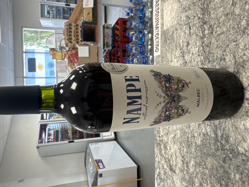 Vino tinto Nampe malbec