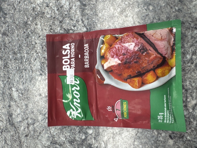 Knorr Bolsa para horno 35g