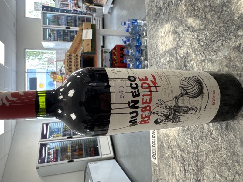 Vino tinto Muñeco rebelde malbec