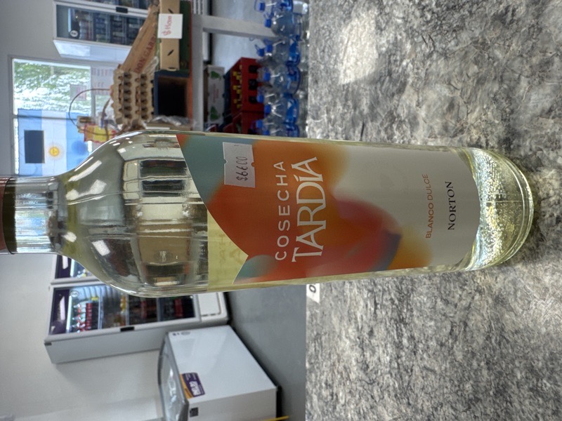 Vino blanco cosecha tardia norton