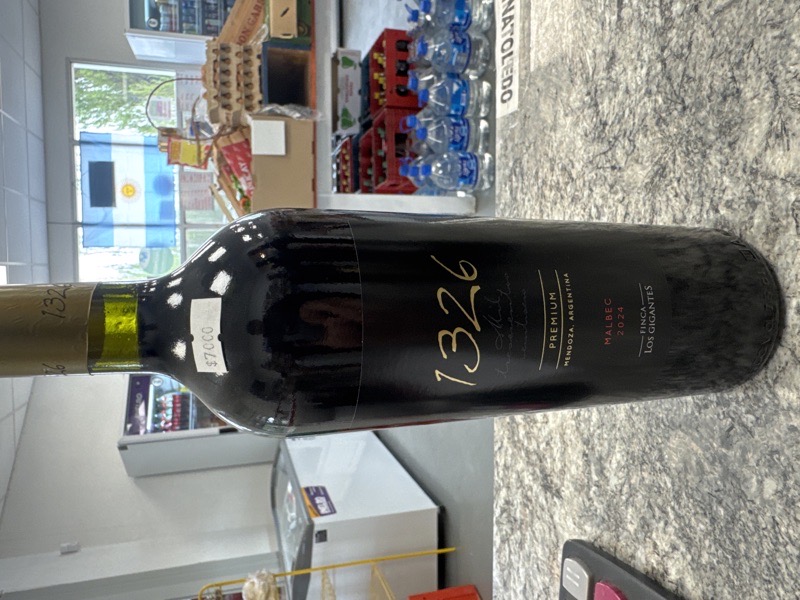 Vino tinto 1326 malbec