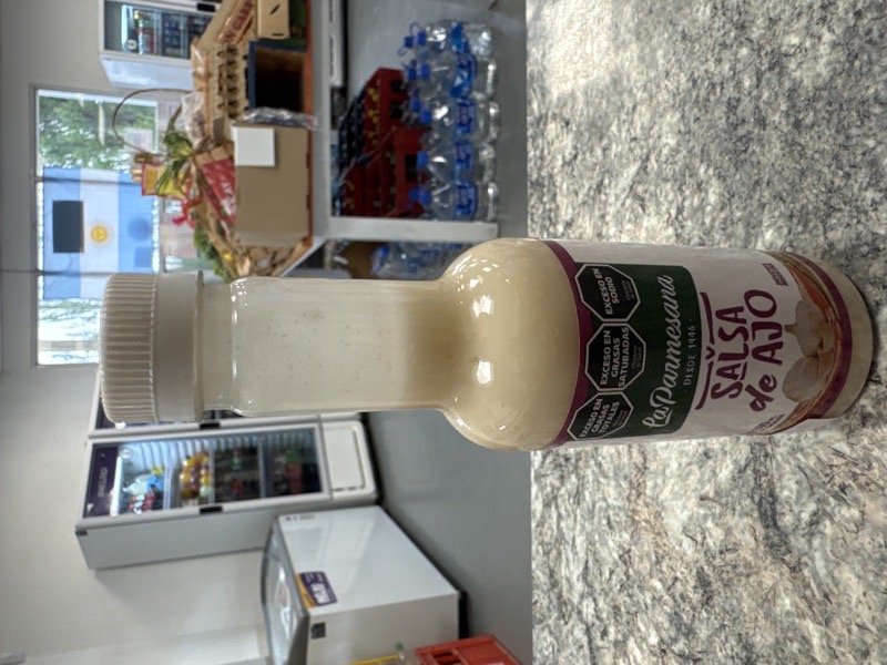 La parmesana Salasa de ajo 180ml