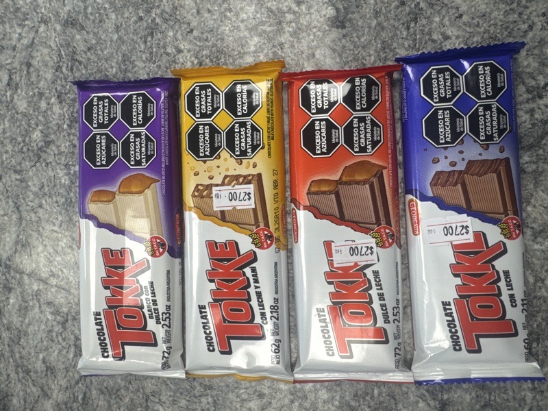 Tokke barra chocolate