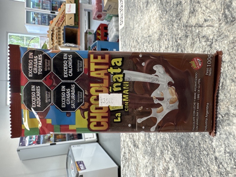 La piñata chocolate con mani 100g