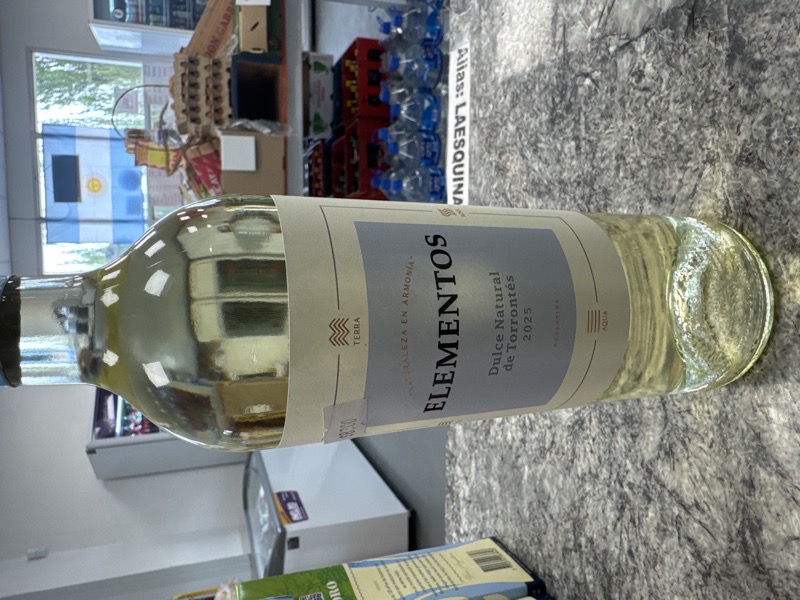 Vino blaco elementos
