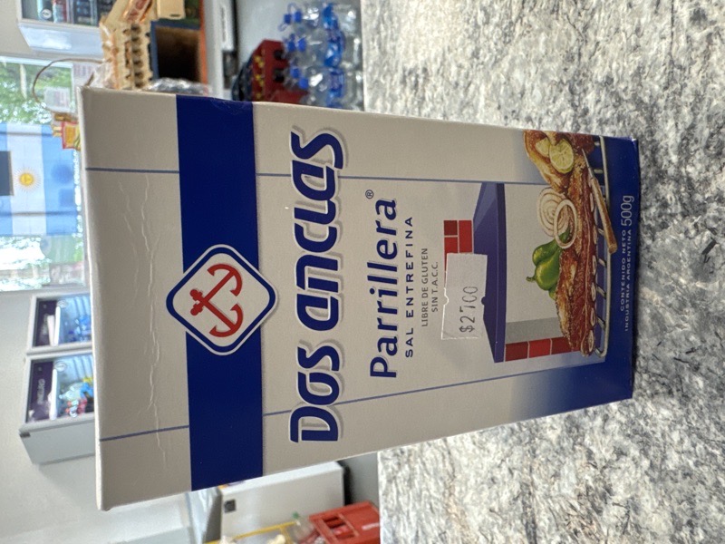 Dos anclas sal entrefina parrillera 500g