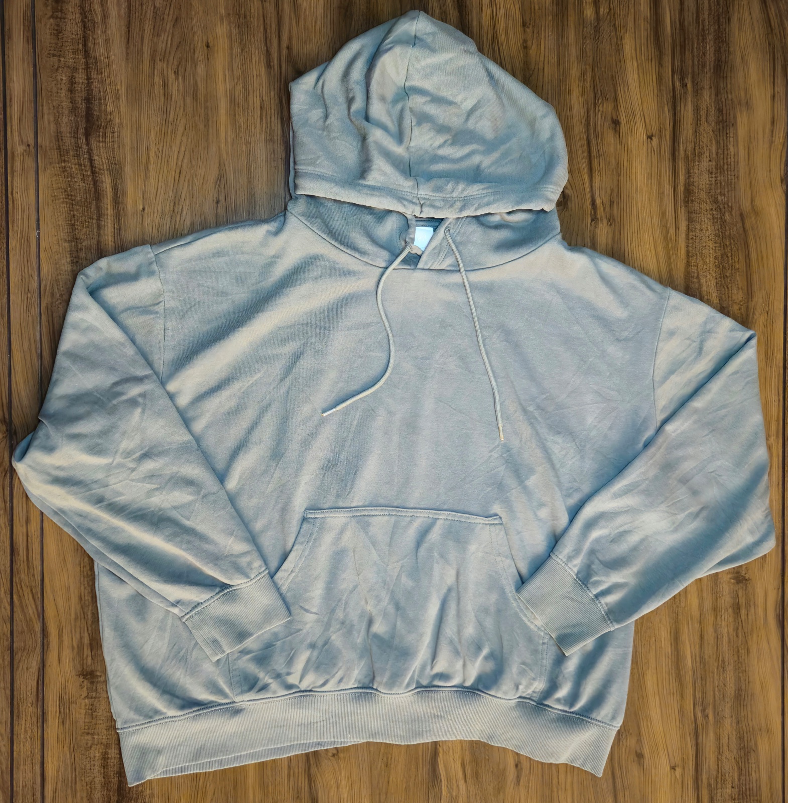 Canguro H&M Basics Liso Verde Grisáceo - Talla XL
