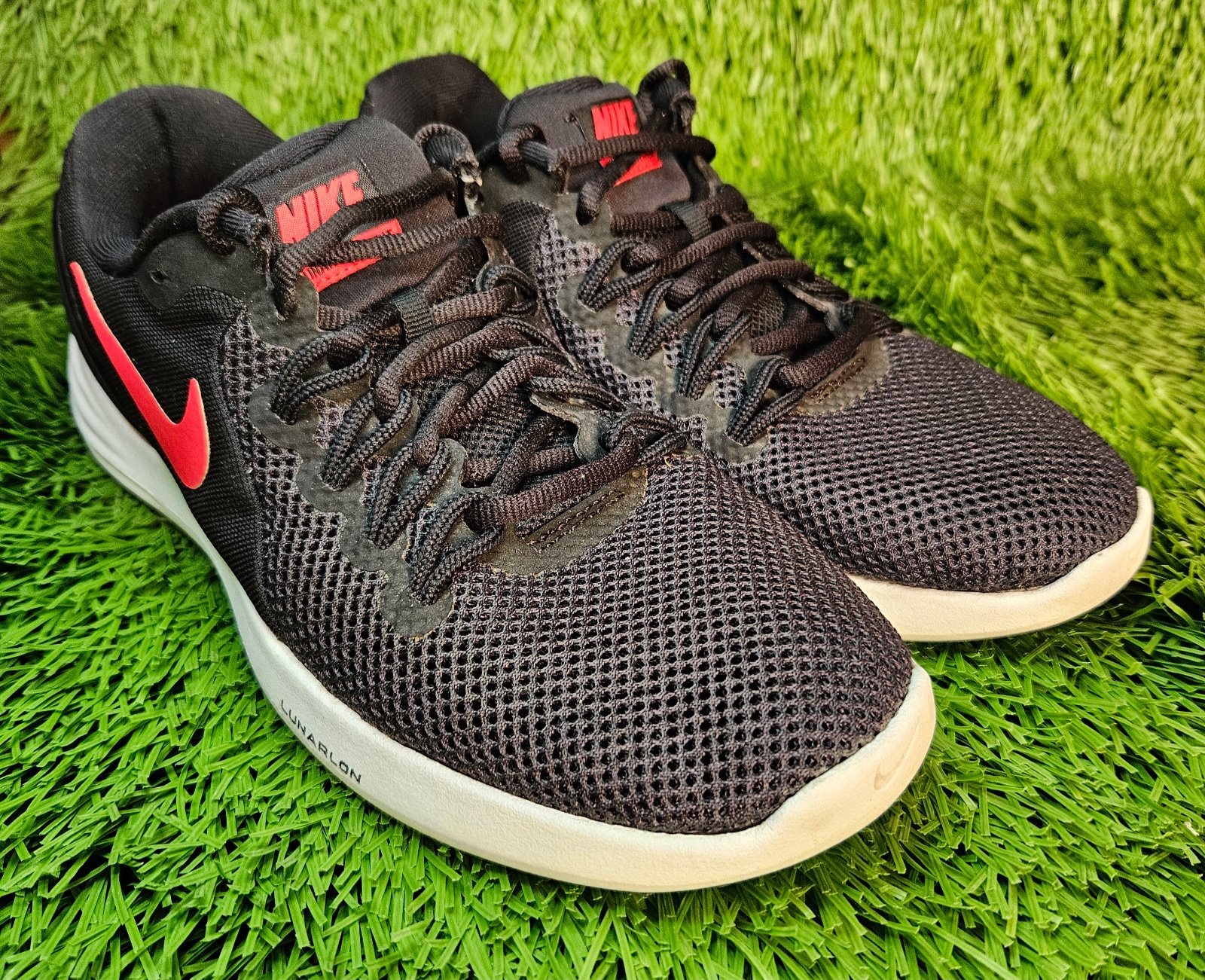 Nike LunarGlide 9 negro/rojo 908987-004