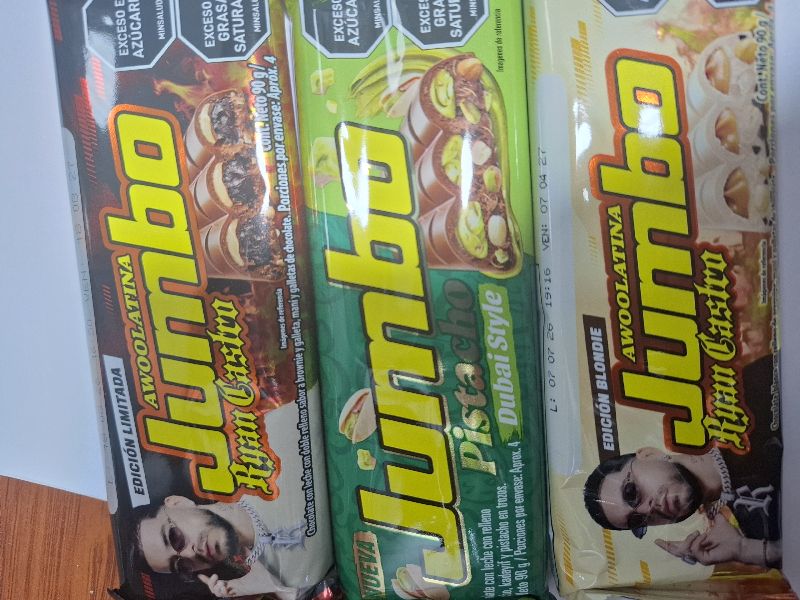 Chocolatina Jumbo Edision Limitada