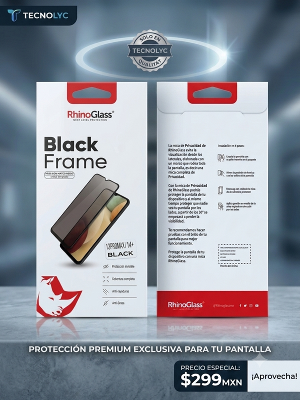 MICA 9D TRANSPARENTE IPHONE 13PROMAX/14 PLUS