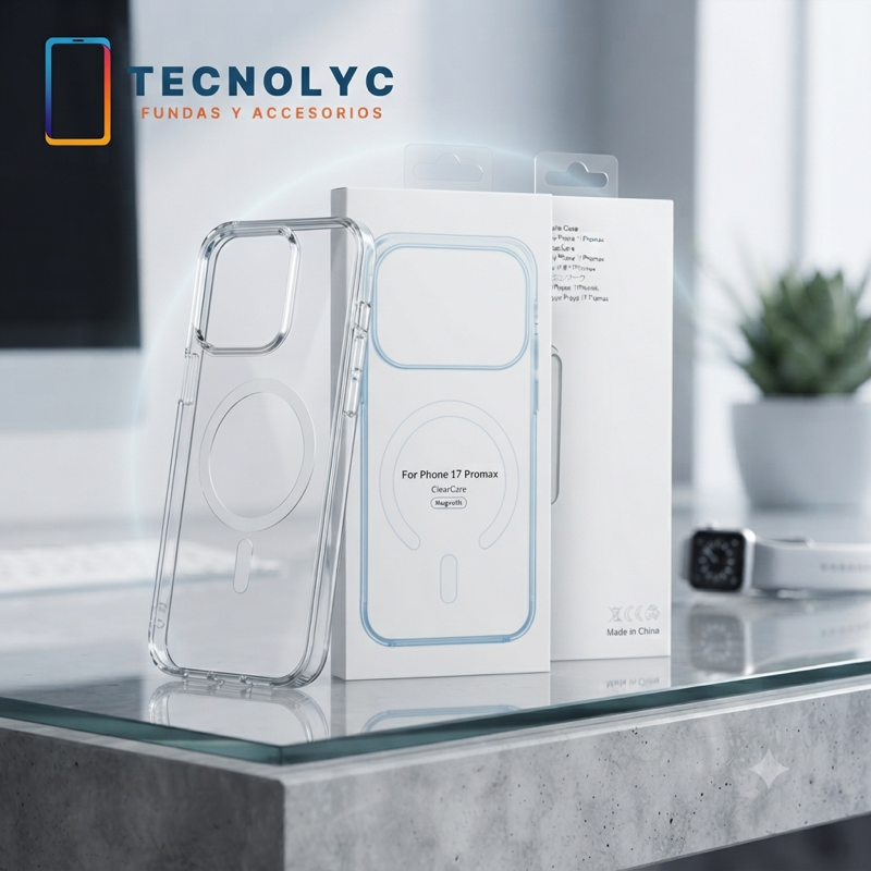 FUNDA MAGSAFE IPHONE 11 (TRANSPARENTE)