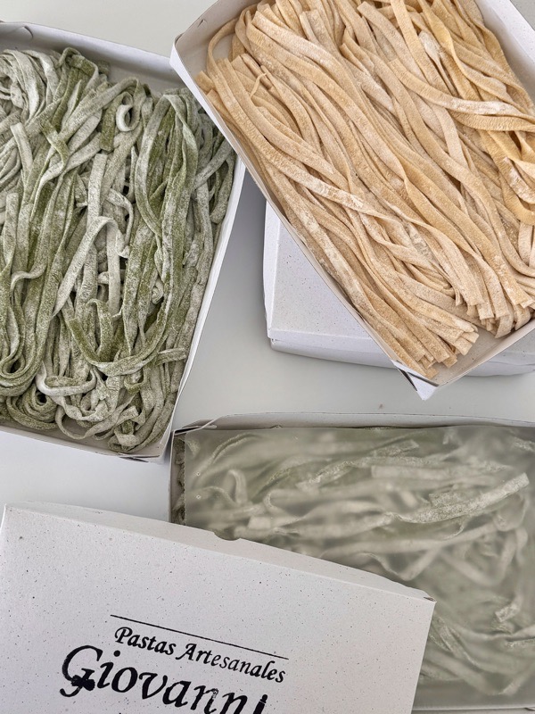 Fideos de Espinaca