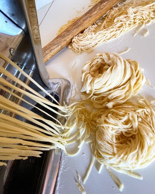 Fideos al Huevo