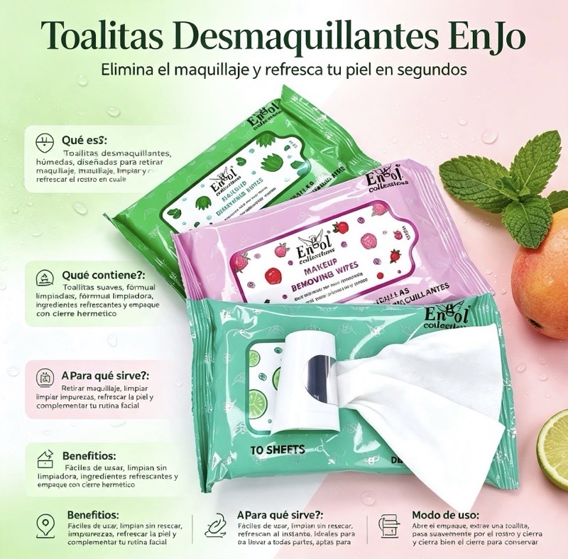 toallas desmaquillantes