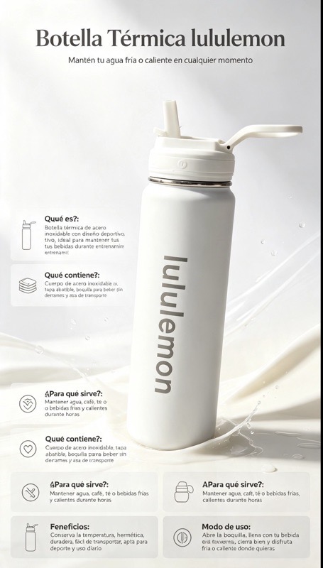 botella termina (LULULEMON)