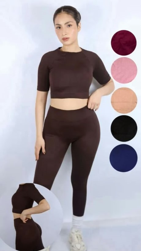 SET LEGGIN MANGA CORTA O11-1850