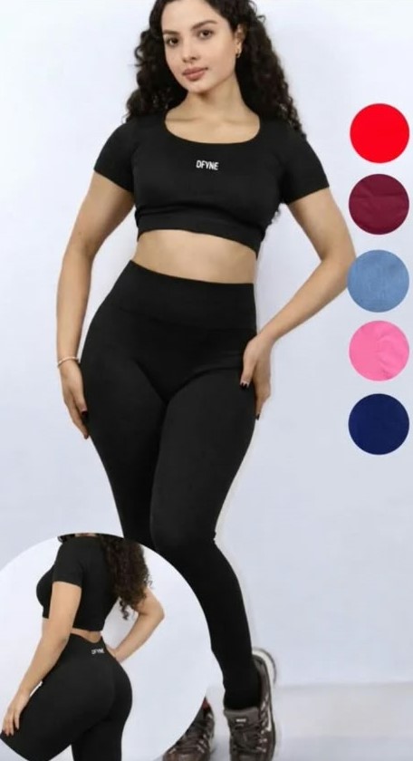 SET LEGGIN MANGA CORTA O11-1750