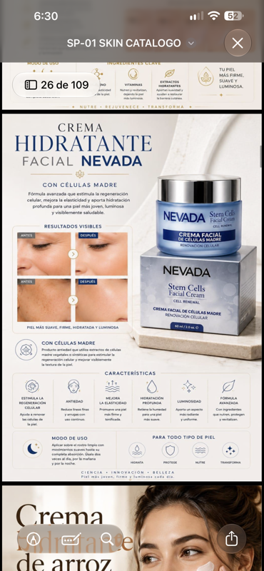 crema nevada