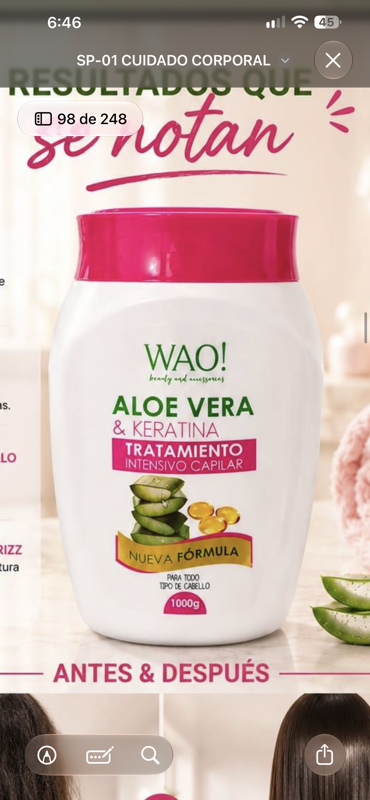 crema de peinar