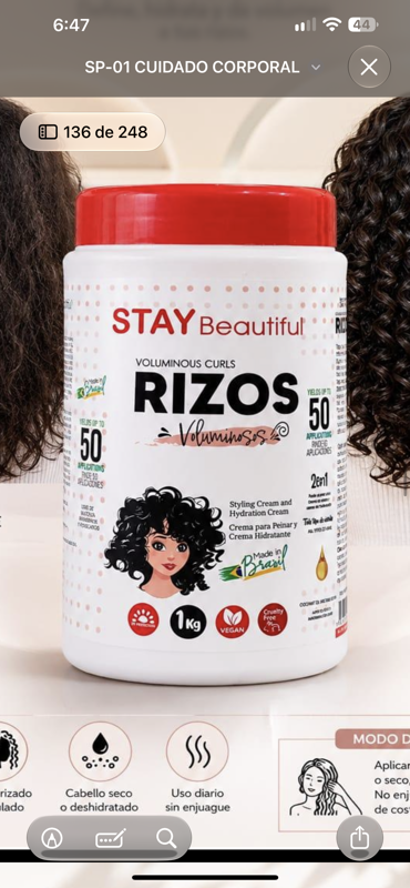 crema para rulos____ ketatina