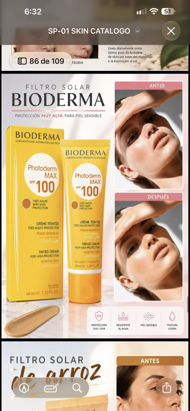 bloqueador bioderma con base ph
