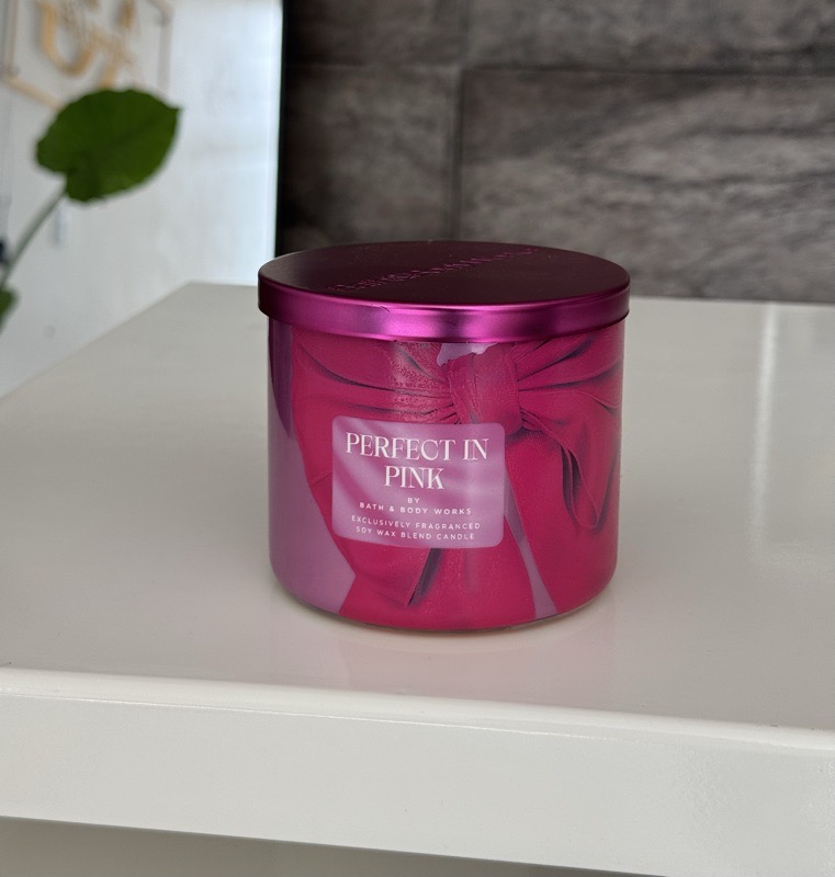 Vela 3 mechas Perfect In Pink