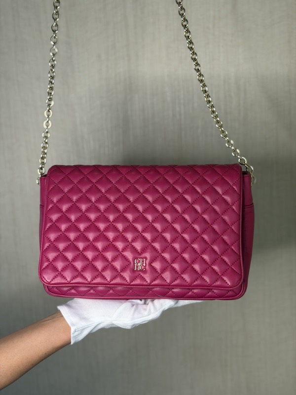 CH QUILTED FLAP BAG