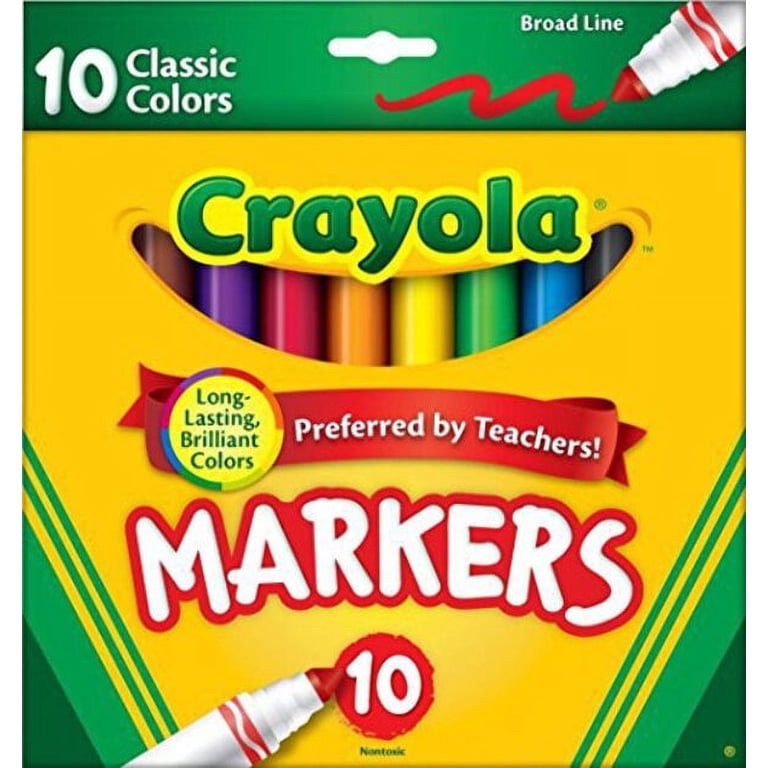Marcadores Crayola 10 ctn