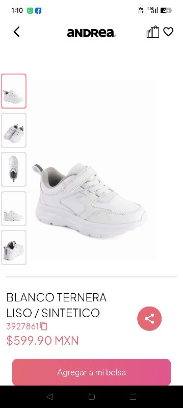 TENIS UNISEX BLANCO