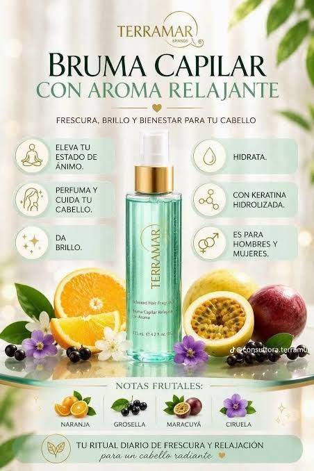 BRUMA CAPILAR RELAJANTE CON AROMA