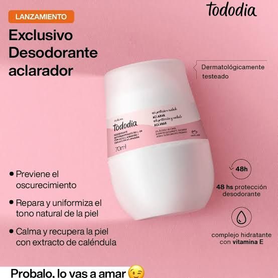 DESODORANTE ACLARADOR NATURA
