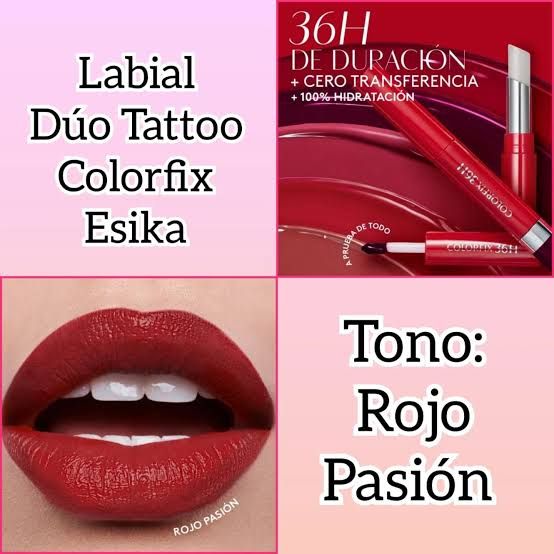 COLORFIX DUO TATTOO ROJO PASIÓN