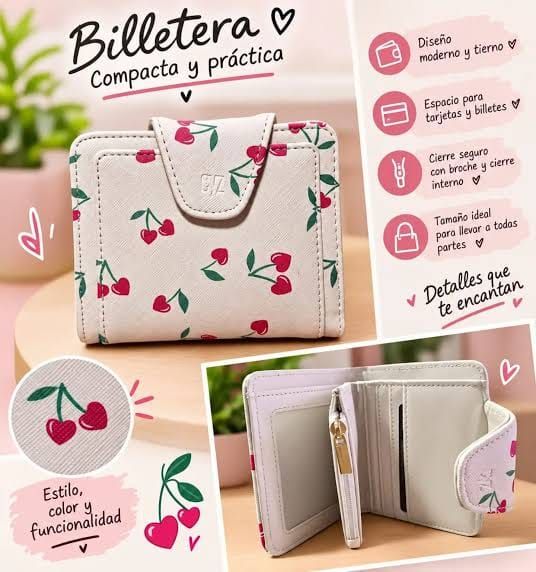 BILLETERA CEREZAS🍒