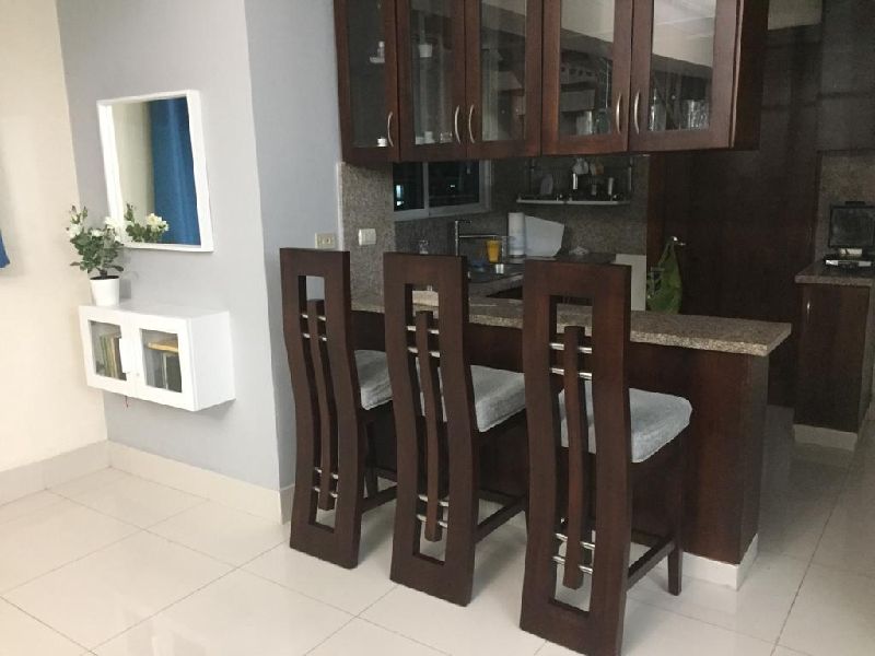 Desayunador de Madera con 3 Sillas