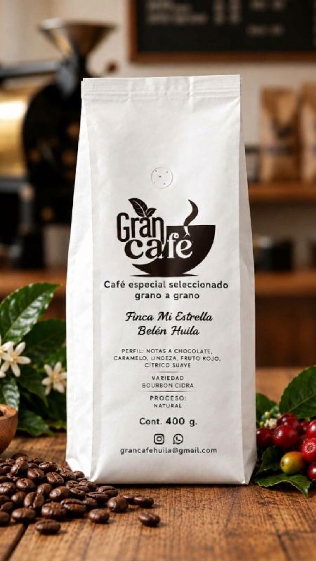 Café especial en grano V-Bourbon Sidra