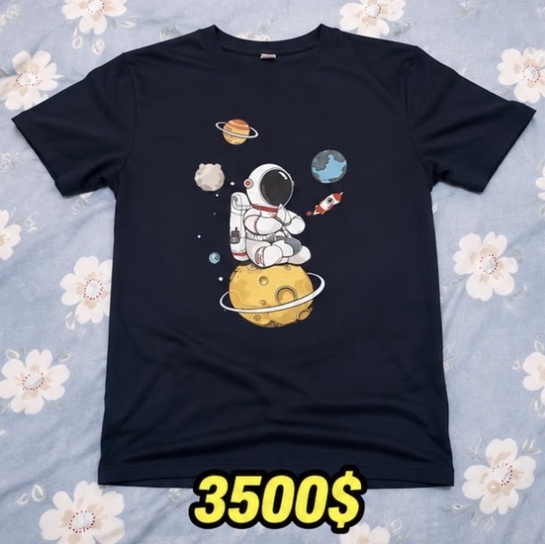 Pullover astronauta negro