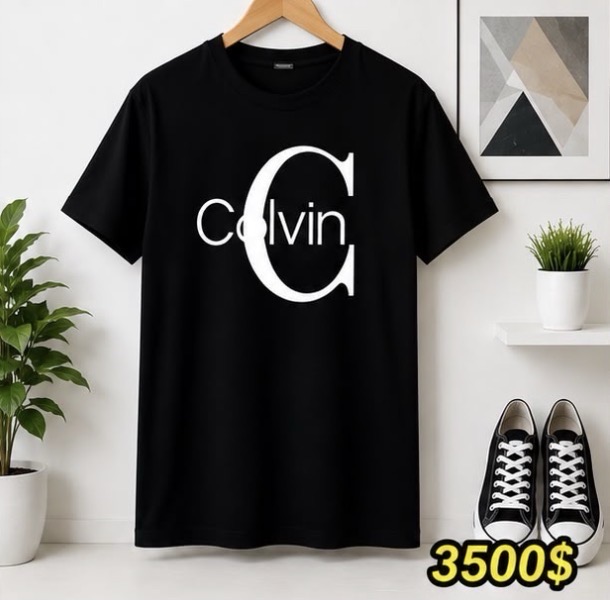 Camiseta calvin negro