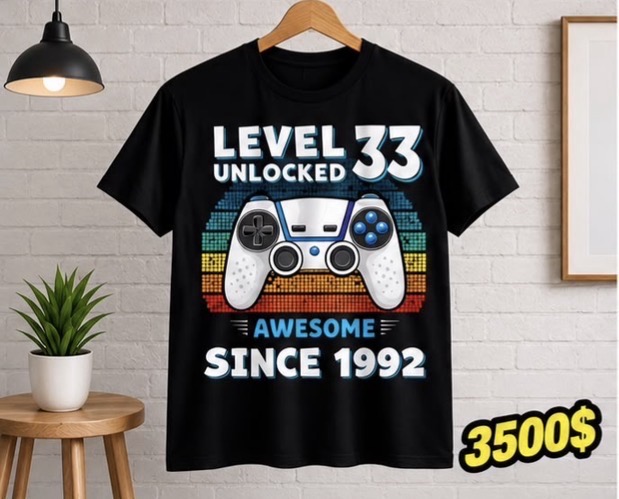 Camiseta level 33