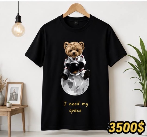 Camiseta oso luna