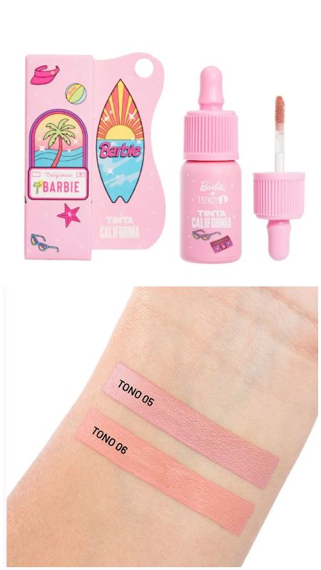 tinta rubor Barbie Malibú