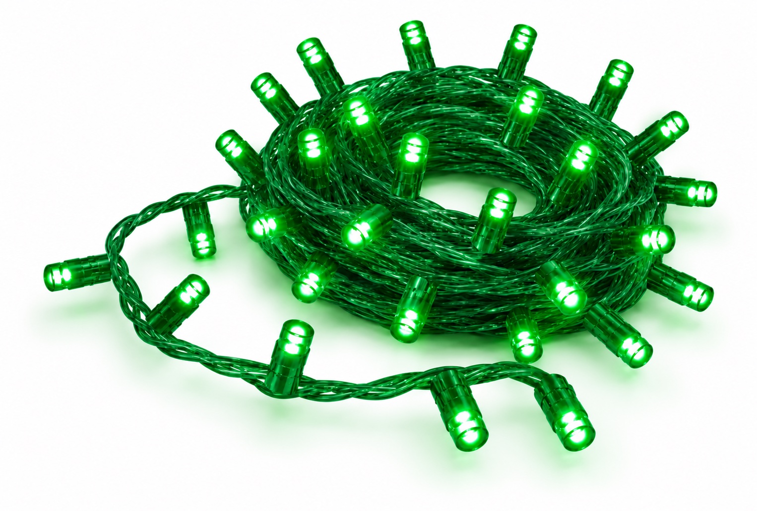 Serie Led Verde 50 Luces 2.5m