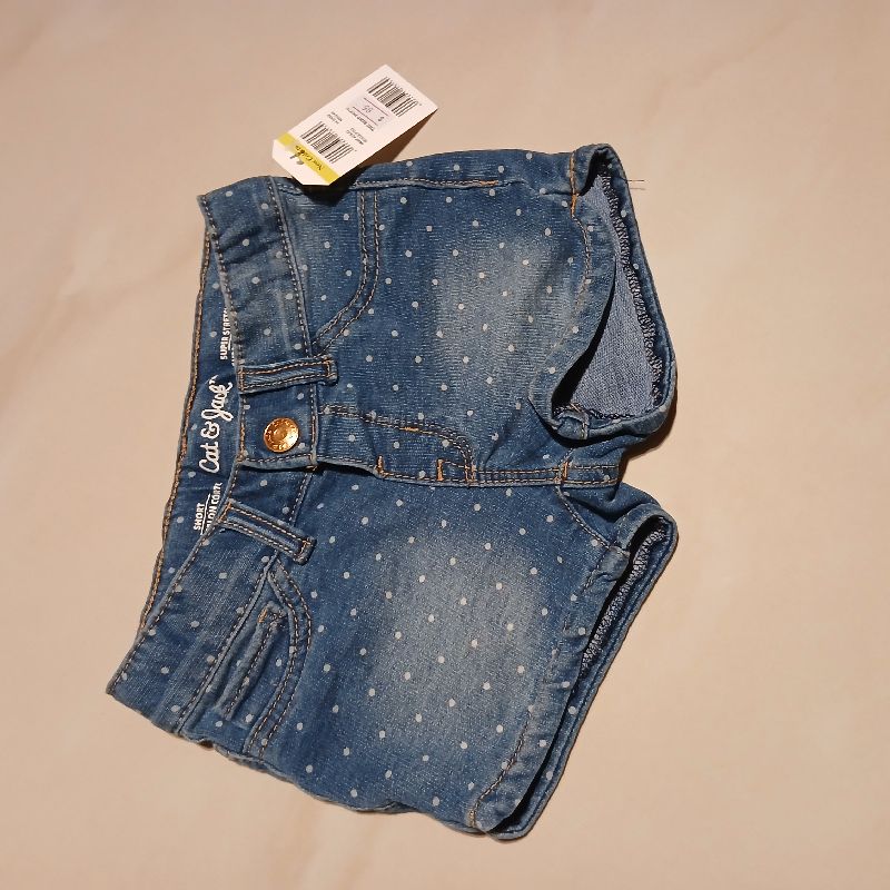 Short mezclilla de lunares t : 4