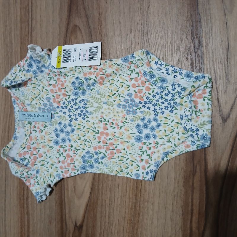 Pañalero flores 💐 0/3 meses