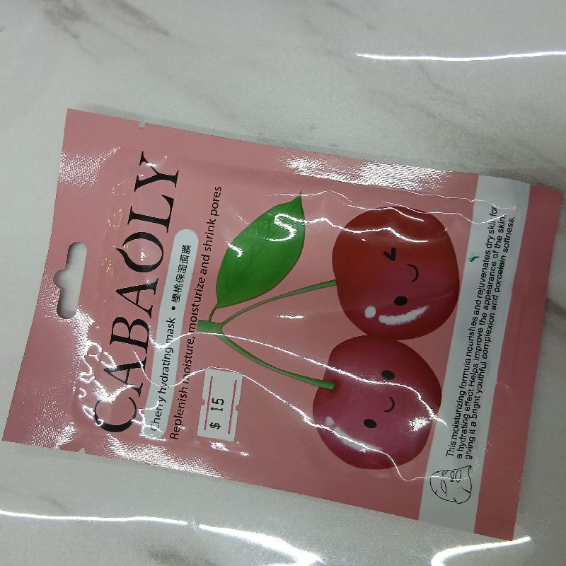Mascarilla facial de cereza  🍒