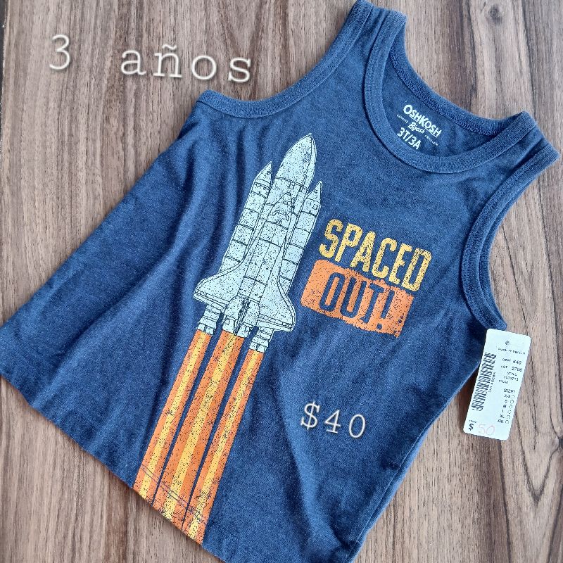 playera 3 años