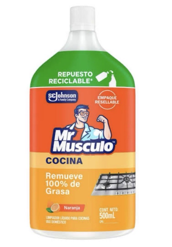 Mr Músculo cocina 500 ml naranja
