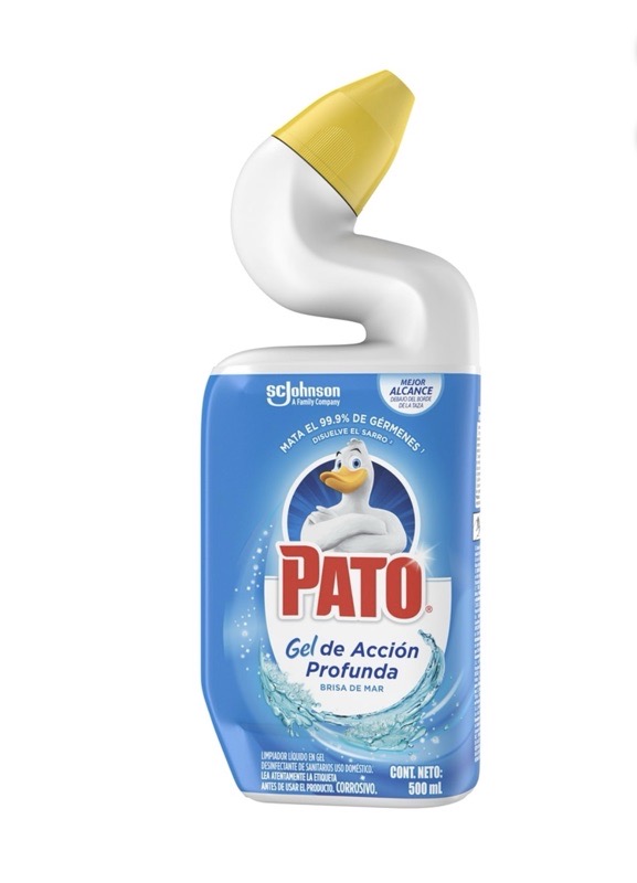 Limpiador Baño Pato Líquido Azul 500 ml