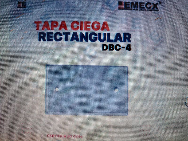 Tapaciega rectangular